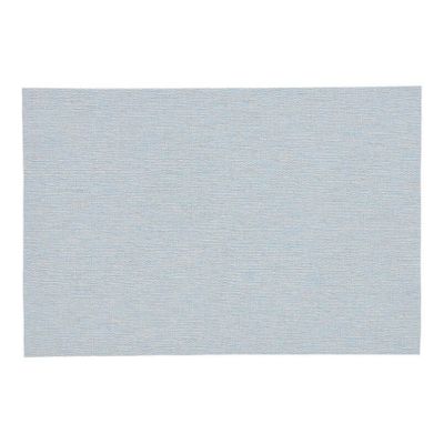 1x Placemats/onderleggers pastel blauw 30 x 45 cm
