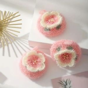 schattige kleine bloemenafwashanddoek, olievrije dubbelzijdige reiniging, verdikte en duurzame pads, schoonmaakmiddelen Lightinthebox
