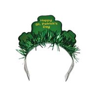 Happy St. Patricks day diadeem/haarband voor volwassenen   -