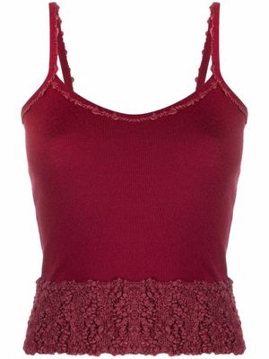 Christian Dior Pre-Owned caraco en maille (2001) - Rouge