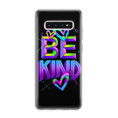 Be Kind: Samsung Galaxy S10 4G Transparant Hoesje