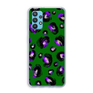 Green Cheetah: Samsung Galaxy A32 4G Transparant Hoesje