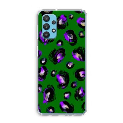 Green Cheetah: Samsung Galaxy A32 4G Transparant Hoesje