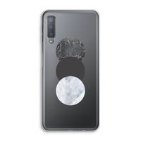 Marmeren cirkels: Samsung Galaxy A7 (2018) Transparant Hoesje