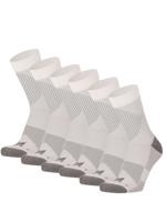 Xtreme Compressiesokken Quarter 6-pack Multi White-35/38