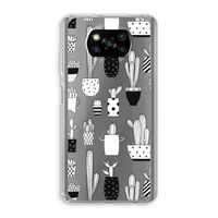Cactusmotief: Xiaomi Poco X3 Pro Transparant Hoesje