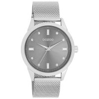 OOZOO C11281 Horloge Timepieces staal zilverkleurig-grijs 40 mm - thumbnail