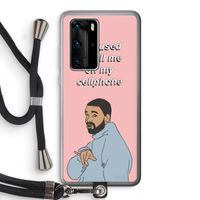 Hotline bling: Huawei P40 Pro Transparant Hoesje met koord