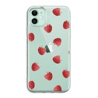 Framboosjes: iPhone 11 Transparant Hoesje