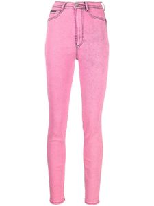 Philipp Plein legging à taille haute - Rose