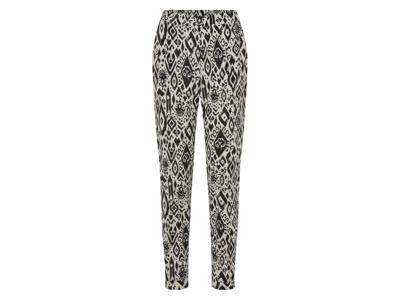 esmara Dames broek (Zwart/wit, L (44/46))
