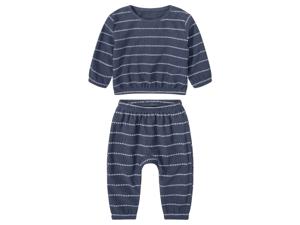 lupilu Baby set (62/68, Blauw gestreept)