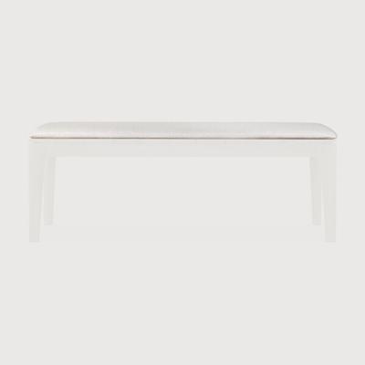 Ethnicraft Zitkussen 'Bok' t.b.v. tuinbank Bok 137cm, kleur Off White