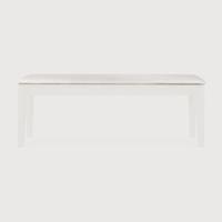 Ethnicraft Zitkussen 'Bok' t.b.v. tuinbank Bok 137cm, kleur Off White