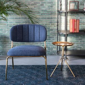Set van 2 - Fauteuil Jolien - Goud