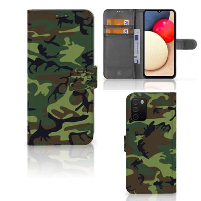 Samsung Galaxy A03s | Telefoon Hoesje | Army Dark