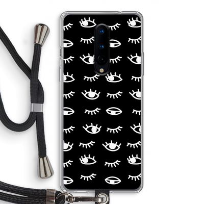 Eye pattern #3: OnePlus 8 Transparant Hoesje met koord
