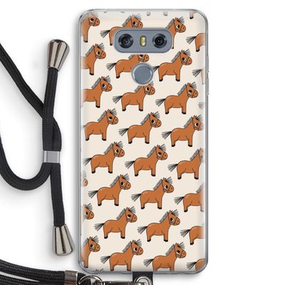 Pony: LG G6 Transparant Hoesje met koord