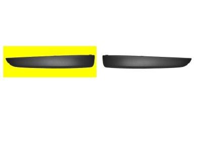 Bumperlijst Rechts Voor -2/08 Zwart 3792582