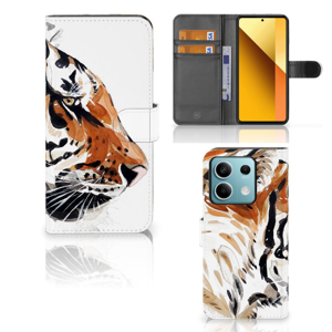 Hoesje Xiaomi Redmi Note 13 5G Watercolor Tiger