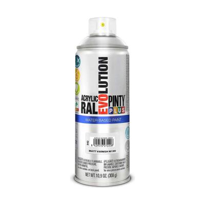 Spuitlak Pintyplus Evolution M199 Mat Waterbasis 400 ml Kleurloos