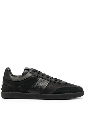 Tod's baskets à logo embossé - Noir