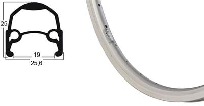 RYDE rim "andra 10" dv 36h 19-622 sil.