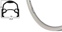 RYDE rim "andra 10" dv 36h 19-622 sil.