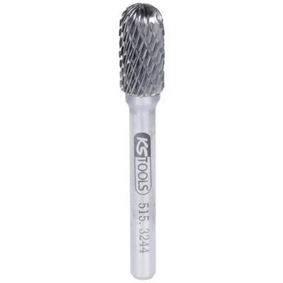 KS Tools 5153244 Freesstift Hardmetaal Lengte 70 mm Afmeting, Ø 6 mm