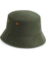 Beechfield CB84R Recycled Polyester Bucket Hat - Olive Green - L/XL - thumbnail