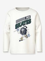T-shirt met lange mouwen NMMVUX jongen NAME IT ecru