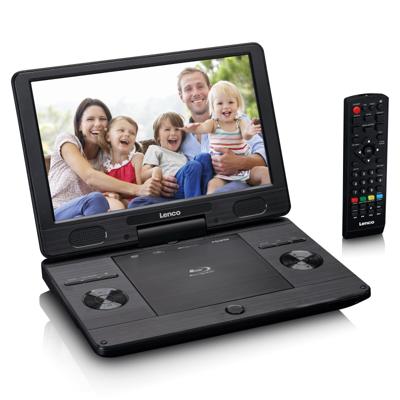 LENCO BRP-1150BK - Draagbare 11.5" Blu-ray - DVD speler met USB en SD, zwart