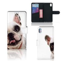 Xiaomi Redmi 7A | Telefoonhoesje | Met pasjeshouder | Franse Bulldog