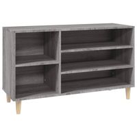 vidaXL Schoenenkast 102x36x60 cm bewerkt hout sonoma grijs