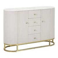 Mauro Ferretti Montpellier Meubels in metalen stof hout goudbeige wit