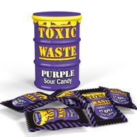Toxic Waste Toxic Waste Purple Sour Candy Drum 42 Gram