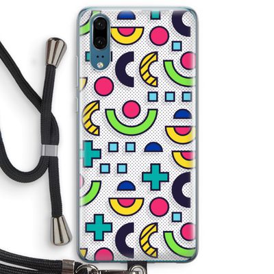 8-bit N°6: Huawei P20 Transparant Hoesje met koord