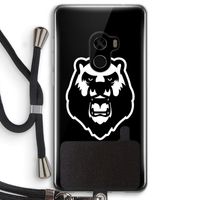Angry Bear (white): Xiaomi Mi Mix 2 Transparant Hoesje met koord