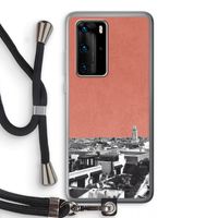 Marrakech Skyline : Huawei P40 Pro Transparant Hoesje met koord