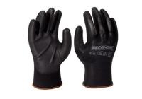 4tecx Handschoen Pu Zwart L 3Paar/Set