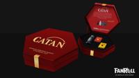 Catan Upgrade dice set Robber & Metal: Hematite Catan Upgrade dice set Robber & Metal: Hematite