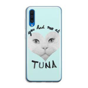 You had me at tuna: Samsung Galaxy A50 Transparant Hoesje