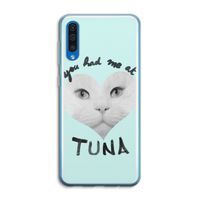 You had me at tuna: Samsung Galaxy A50 Transparant Hoesje