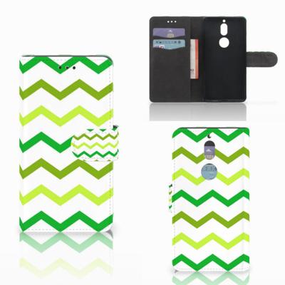Nokia 7 | Telefoon Hoesje | Zigzag Groen
