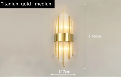 AuriLux Nordic Kristallen Wandlamp