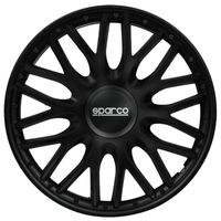 4-Delige Sparco Wieldoppenset Roma 13-inch zwart SP1396BK - thumbnail