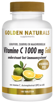 Golden Naturals Vitamine C 1000 mg Gold Tabletten