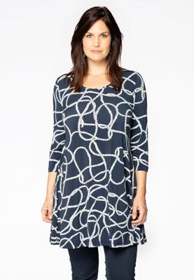 Yoek Tuniek wide bottom SAILOR | Blauw | Maat 58/60