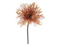 Kunstbloem sedum flocked brown, 48 cm - Hortus