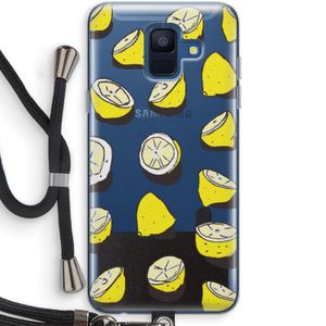 When Life Gives You Lemons...: Samsung Galaxy A6 (2018) Transparant Hoesje met koord